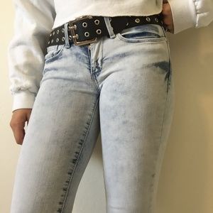 ☆levi’s denizen acid wash leggings ☆